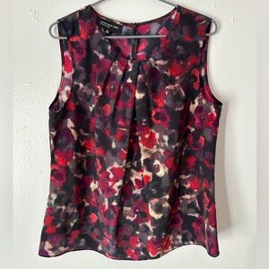Floral silky blouse